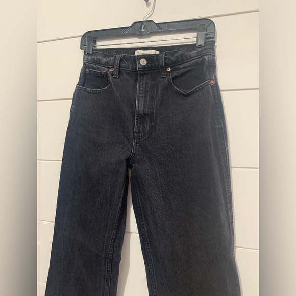 Abercrombie and Fitch the 90s relaxed high Rise size 24/00s curve love - Picture 9 of 14